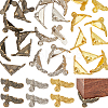 48Pcs 3 Colors Zinc Alloy Corner Protectors FIND-CY0001-81-1