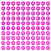 100Pcs 5 Styles Transparent Acrylic Beads OACR-TA0003-48A-3