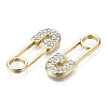 Rack Plating Alloy Pendants PALLOY-T077-102LG-RS-3