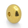 Brass Flat Round Spacer Beads KK-D352-B-2