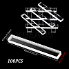 100Pcs Transparent Acrylic Sheets FIND-GA0007-20C-2
