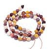 Natural Mookaite Beads Strands G-N0313-12-6mm-2