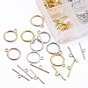 60Sets 4 Colors Alloy Toggle Clasps FIND-YW0001-37-4