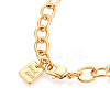 Brass Cable Chain Bracelets for Women BJEW-N032-07B-G-3