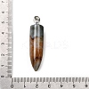 Natural Indian Agate Pointed Pendants G-F820-12R-3