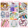 1 Set Opaque Acrylic Beads Set MACR-PH0001-51D-7