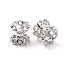 Eco-friendly Brass Double Bead Caps KK-D079-07P-2