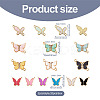 32Pcs 16 Style Zinc Alloy Links Connectors FIND-KS0001-11-2