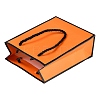 Rectangle Paper Bags with Twisted Rope Handles CARB-L011-01D-02-2