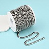 Tarnish Resistant Men's Jewelry Making 201 Stainless Steel Curb Chains CHS-A003B-1.5mm-2