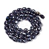 Transparent Electroplate Glass Beads Strands LS-EGLA-N013-T6mm-B06-2