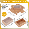 Rectangle Kraft Paper Drawer Boxes CON-WH0089-119B-2