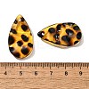 Transparent Acrylic Pendants OACR-D303-01G-3