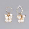 Dangle Stud Earrings EJEW-JE03655-2