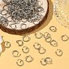 Non-Tarnish 304 Stainless Steel Open Jump Rings X-STAS-E066-08-10mm-5