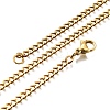 304 Stainless Steel Curb Chain Necklaces X-NJEW-H492-01G-3