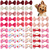 48Pcs Polyester & Iron Alligator Hair Clips AJEW-CN0004-10-1