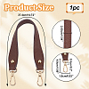 Litchi Texture PU Leather Wide Bag Handles FIND-WH0005-28B-2
