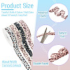 4 Rolls 4 Colors Polyester Ribbon OCOR-TA0004-15-4