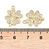 Brass Micro Pave Cubic Zirconia Pendants KK-C162-100G-3