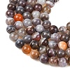 Natural Botswana Agate Beads Strands G-G453-A01-8mm-4