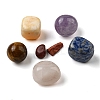 7 Chakra Natural Gemstone Healing Stones Sets G-PW0007-127-3