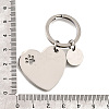 304 Stainless Steel Keychains KEYC-K024-01P-3