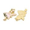 Rack Plating Alloy Enamel Pendants X-FIND-A040-08C-02G-2