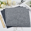 10Pcs 2 Colors Square Self-adhesion Polyester Carpet Tape DIY-CN0003-16-3