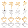 16Pcs 4 Style 201 Stainless Steel Pendants STAS-DC0002-73-1