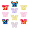 10Pcs UV Plating Opaque Acrylic Beads OACR-TA0004-08-1