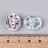 Printed Transparent Acrylic Beads TACR-T029-12M-4