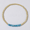 Colorful Mixed Brass Synthetic Gemstone Bead Copper Bracelet Women's Fashion Jewelry Wholesale RJ2833-6-1