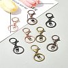 8Pcs 4 Colors Iron Alloy Lobster Claw Clasp Keychain KEYC-FS0001-06A-11