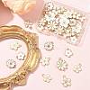 40Pcs 10 Styles Alloy Enamel Pendants ENAM-FS0004-04B-6