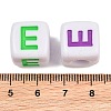 Opaque Acrylic Enamel European Beads AC-ACBA1794-04E-3