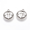 Tibetan Style Alloy Pendants X-TIBEP-3768-AS-LF-1