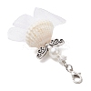 Shell Pendant Docorations HJEW-JM03702-5