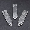 Natural Quartz Crystal Cabochons G-P384-E10-1