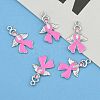 October Breast Cancer Pink Awareness Ribbon LS-ENAM-D001-2-6