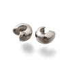304 Stainless Steel Crimp Beads Covers LS-X-STAS-P239-34P-03-2