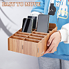 14-Grid Detachable Wooden Cell Phone Storage Box AJEW-WH0348-154C-3