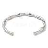 Non-Tarnish 304 Stainless Steel Cuff Bangles BJEW-H588-01P-3