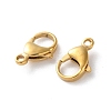 304 Stainless Steel Lobster Claw Clasps STAS-V007-01F-G-2