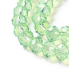 Baking Paint Transparent Glass Beads Strands LS-DGLA-A034-J8MM-D02-3