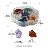 93.1G 7 Styles Natural Mixed Gemstone Chip Beads G-FS0005-79-4