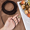 5M Braided Leather Cord with Core WL-BBC0001-01A-01-3