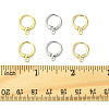 12Pcs 3 Colors Rack Plating Brass Hoop Earring Settings KK-FS0001-45-5