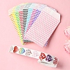 45Pcs 9 Colors White Kraft Paper Bags CARB-FS0001-02-2