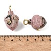 Natural Rhodonite Pendants GG-CBA105B-04P-G-3